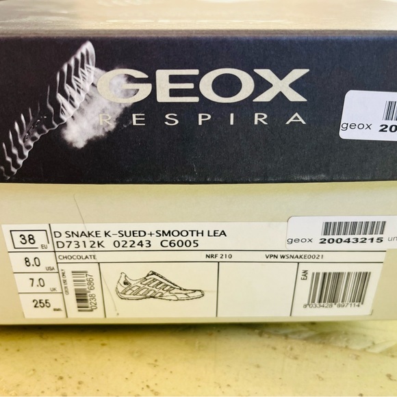 NEW! Geox suede sneakers, New - Picture 3 of 7